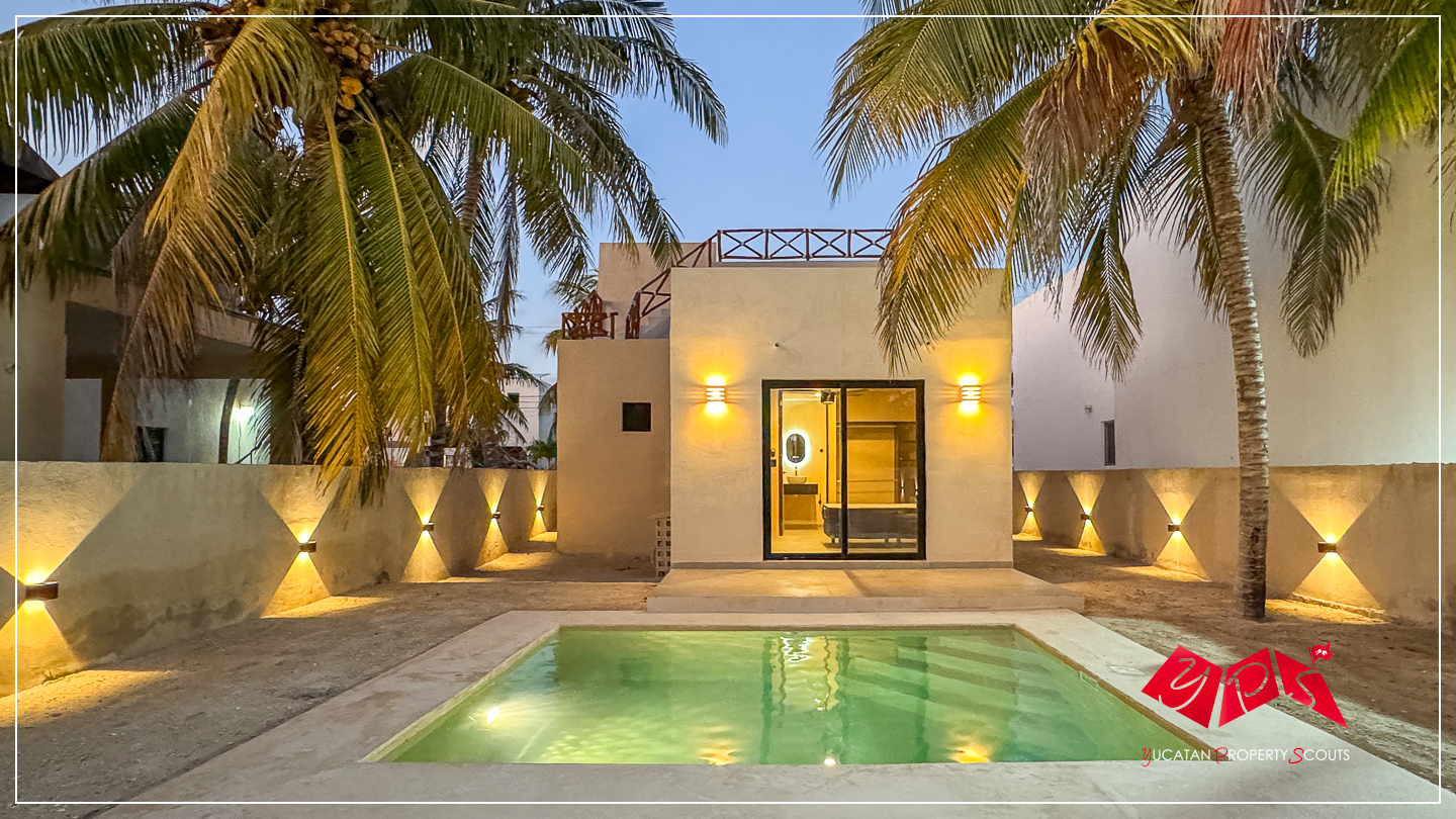 BRAND-NEW CHUKUM BEACH HOME WITH PANORAMIC OCEAN VIEWS IN TELCHAC PUERTO (YPS-02-0225)