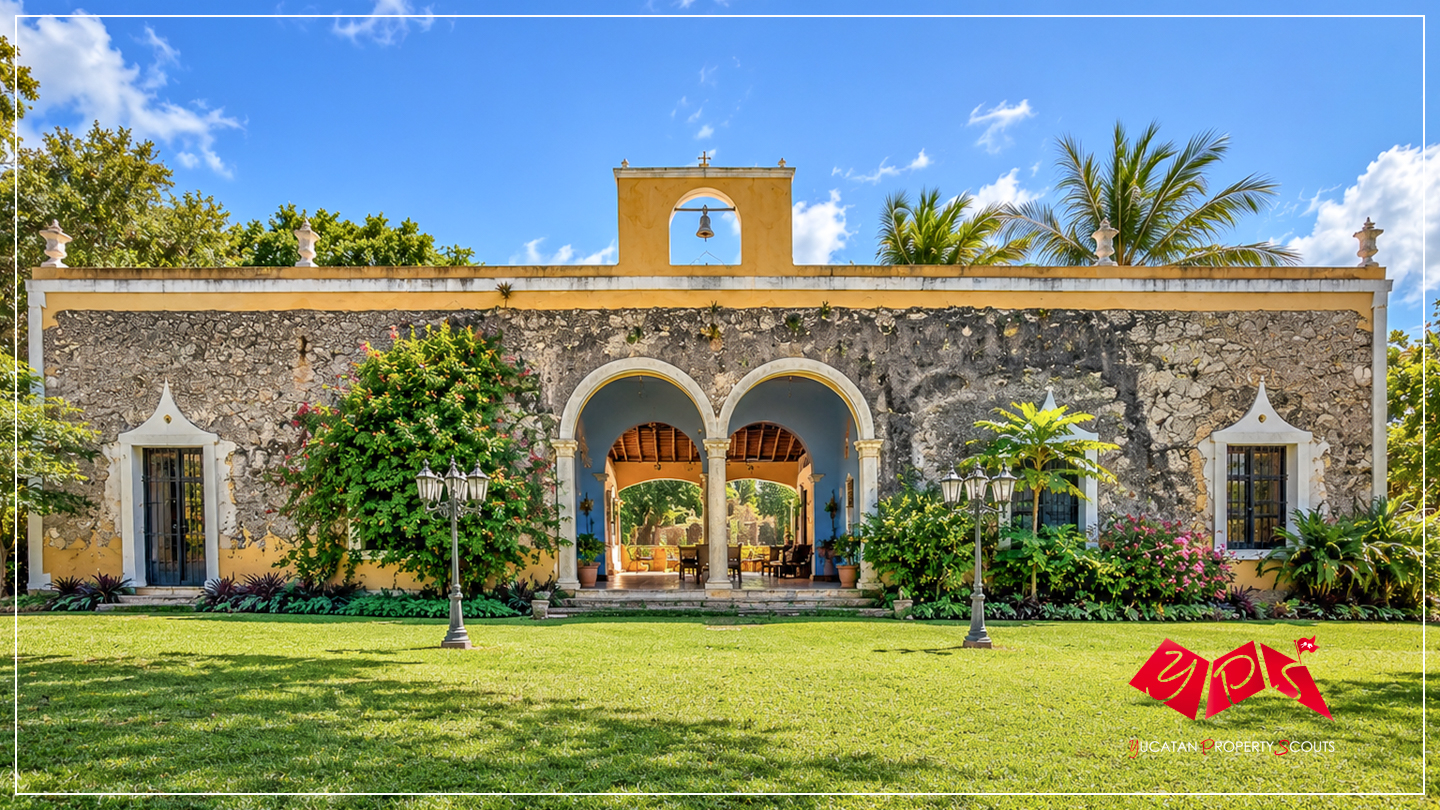 RESTORED 19TH-CENTURY HACIENDA WITH GUEST CASITAS & ESTABLISHED HOSPITALITY USE NEAR MÉRIDA (YPS-02-0260)